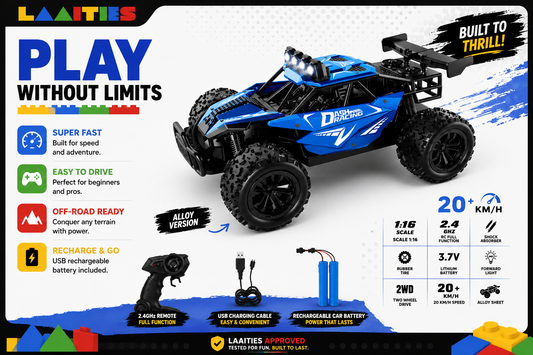 High-Speed Off-Road RC Drift Car | Rechargeable 2.4GHz Remote Control Buggy